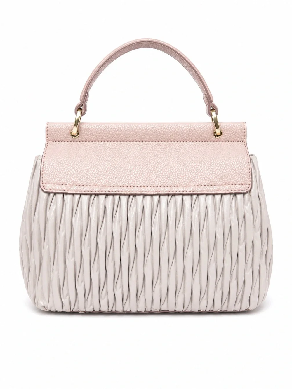 Jill Stuart Bow Pleated Satchel / Top Handle Bag - Picture 6 of 12